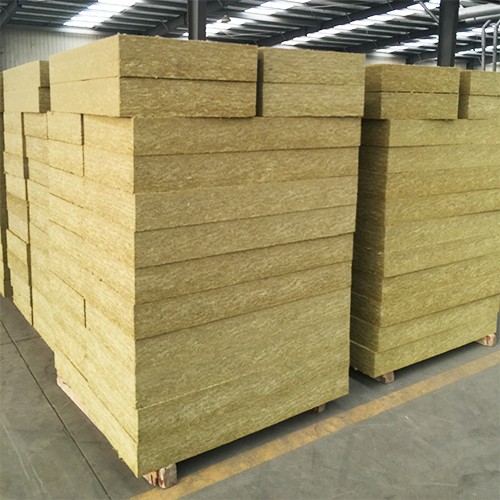 Rock wool in bale form